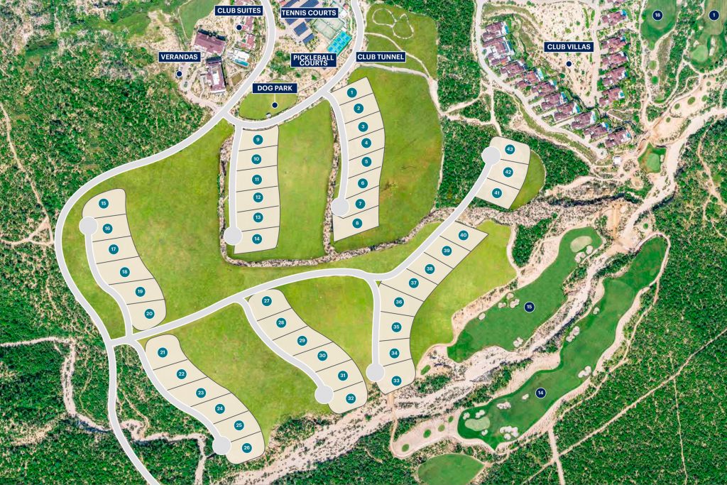 Querencia-El Parque-homesite map